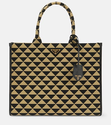 Tote Bag Symbole aus Jacquard | Prada