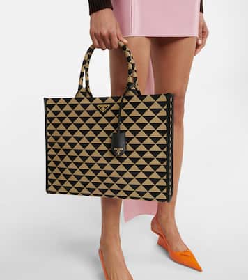 Tote Bag Symbole aus Jacquard | Prada