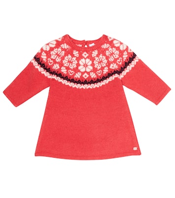 Baby jacquard wool dress | Tartine et Chocolat