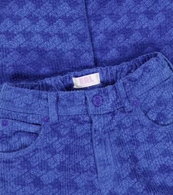 Logo cotton corduroy pants | ERL Kids