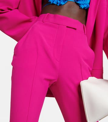 High-Rise-Hose Berry aus Crêpe | The Attico