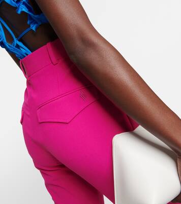 High-Rise-Hose Berry aus Crêpe | The Attico