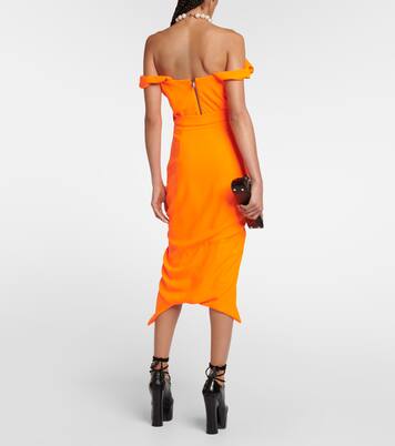 Panther asymmetrical crêpe midi skirt | Vivienne Westwood