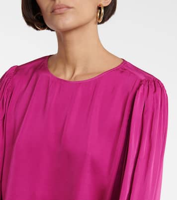 Top aus Satin | Velvet