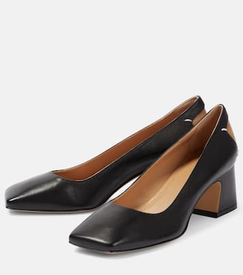 Four Stitch leather court pumps | Maison Margiela