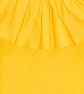 Reca ruffle-trimmed cotton top | Molo