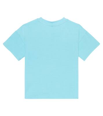 Printed cotton-blend jersey T-shirt | Mini Rodini