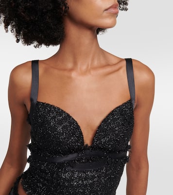 Top en bouclé | Versace