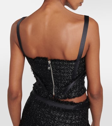 Top en bouclé | Versace