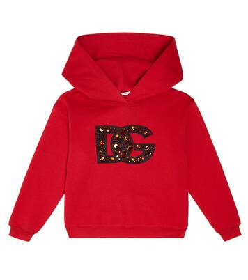 Sweat-shirt à capuche en coton à logo | Dolce&Gabbana Kids