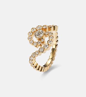 Ring Ocean de Ciel aus 18kt Gelbgold mit Diamanten | Sophie Bille Brahe