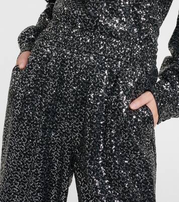 Sequined high-rise wide-leg pants | Dolce&Gabbana