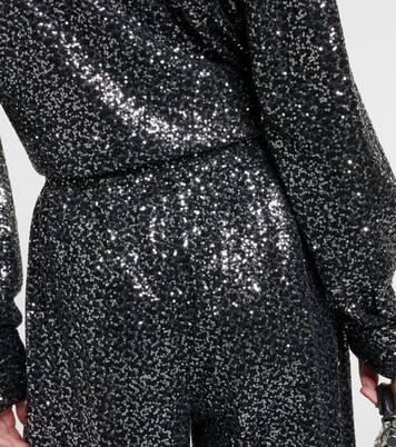 Sequined high-rise wide-leg pants | Dolce&Gabbana