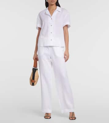 Gerade Hose Aurelia aus Leinen | Asceno