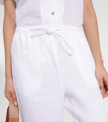 Gerade Hose Aurelia aus Leinen | Asceno