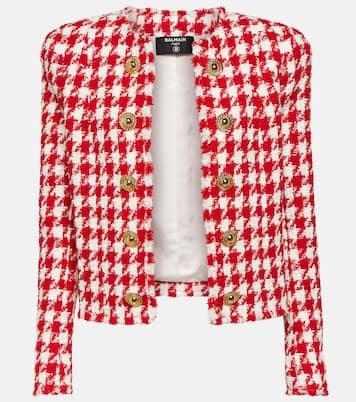 Houndstooth tweed jacket | Balmain