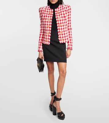 Houndstooth tweed jacket | Balmain