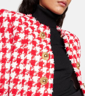 Houndstooth tweed jacket | Balmain