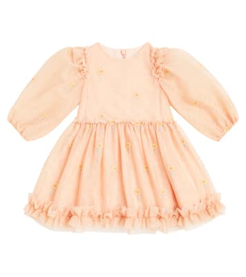 Baby embroidered tulle dress | Stella McCartney Kids