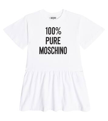 Robe en coton à logo | Moschino Kids
