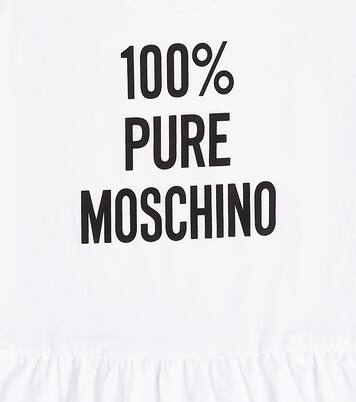 Robe en coton à logo | Moschino Kids
