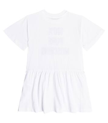 Robe en coton à logo | Moschino Kids