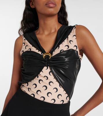 Bedruckter Body aus Jersey | Marine Serre