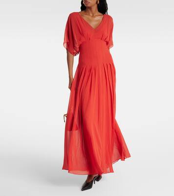 Robe longue en soie | Max Mara