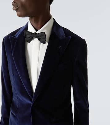 Smokingjacke aus Baumwollsamt | Thom Sweeney