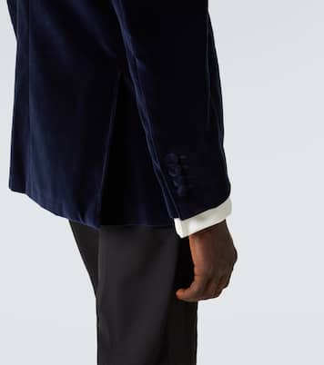 Smokingjacke aus Baumwollsamt | Thom Sweeney