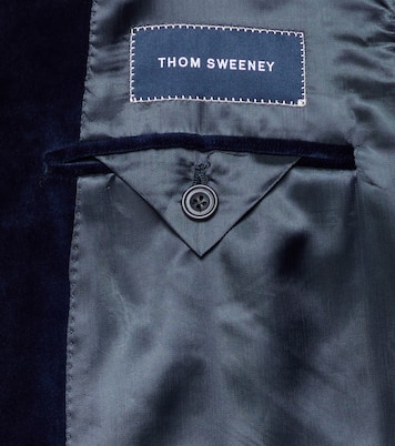 Smokingjacke aus Baumwollsamt | Thom Sweeney