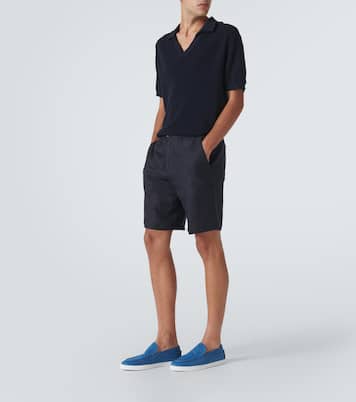Varsiboat denim slip-on shoes | Christian Louboutin
