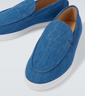 Varsiboat denim slip-on shoes | Christian Louboutin
