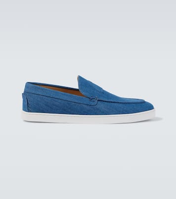 Varsiboat denim slip-on shoes | Christian Louboutin