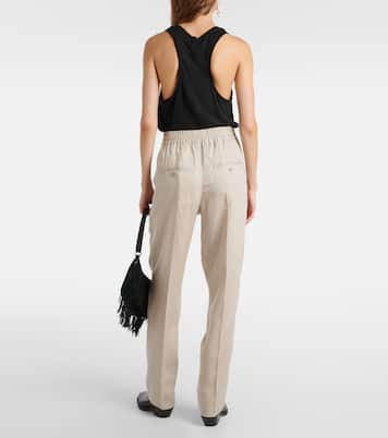 Pantalon droit en coton | Marant Etoile