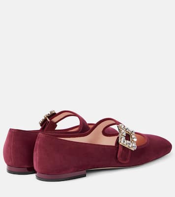Très Vivier Babies suede Mary Jane flats | Roger Vivier