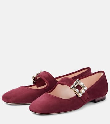 Très Vivier Babies suede Mary Jane flats | Roger Vivier