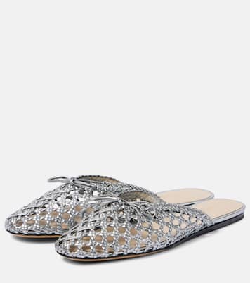 Regency woven leather mules | Le Monde Béryl
