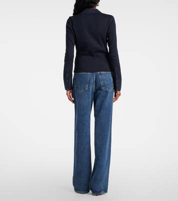 Scottie cotton-blend top | Veronica Beard