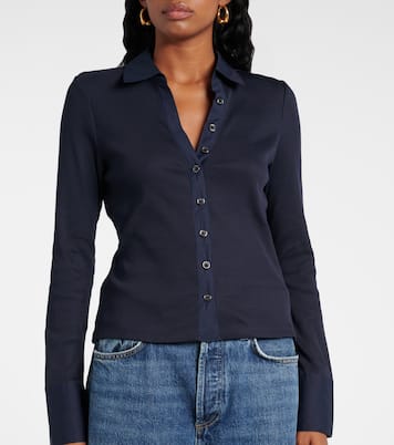 Scottie cotton-blend top | Veronica Beard