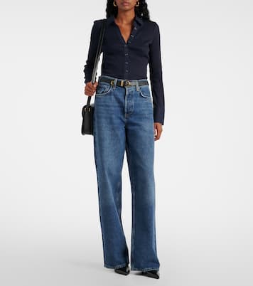 Scottie cotton-blend top | Veronica Beard