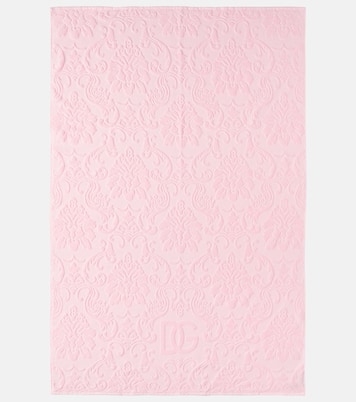 Set of 5 cotton terry jacquard towels | Dolce&Gabbana Casa