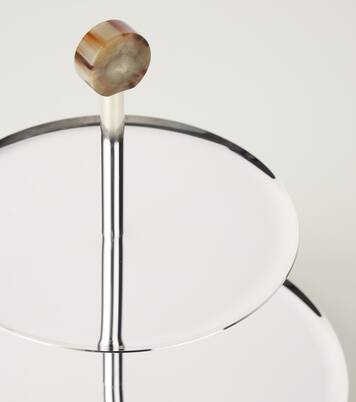 Horn and steel cake stand | Brunello Cucinelli