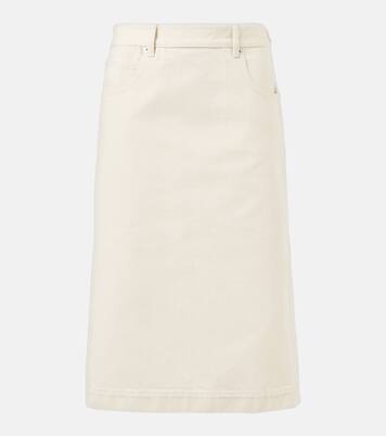 Jupe midi en jean | Bottega Veneta