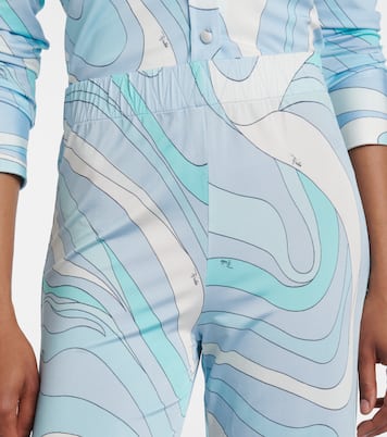 Marmo satin jersey straight pants | Pucci