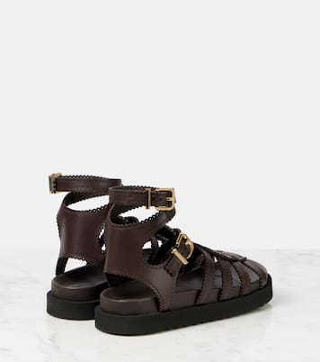 Sandali gladiatore Goldie in pelle | Zimmermann