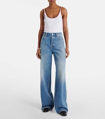 Jeans a gamba larga | Gucci