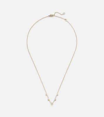 Halskette Petite Modern Renaissance® aus 18kt Gelbgold mit Diamanten | David Yurman