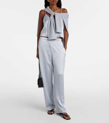 Pantalon Barb Painter en satin | Leset