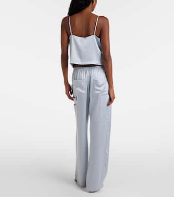 Pantalon Barb Painter en satin | Leset